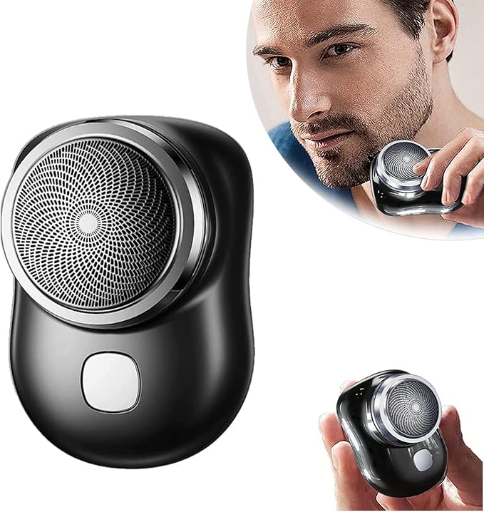 Mini-Shave Portable Electric Shaver Razor for Men