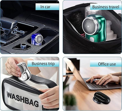 Mini-Shave Portable Electric Shaver Razor for Men